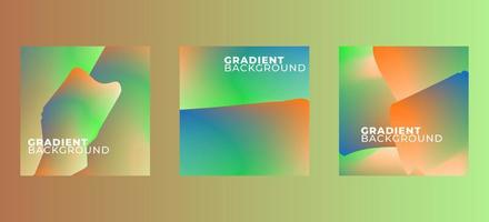 Abstract gradient background for poster free vector