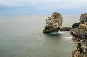 rocky shore in Bulgaria photo