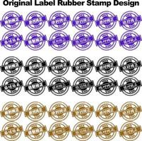 Original Label Rubber Stamp Design vector