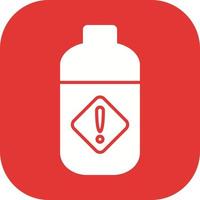 Pesticide Bottle Vector Icon