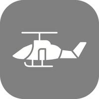 Military Helicopter Vector Icon