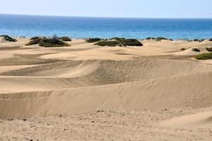 Sand dune landscape photo