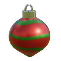 christmas ornament on transparent background png