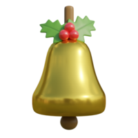 Noël cloches sur transparent Contexte png