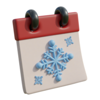 Winter Datum auf transparent Hintergrund png