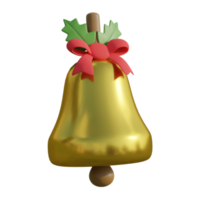 Christmas bells on transparent background png