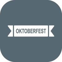 Oktoberfest Banner Vector Icon