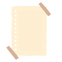 note paper png file