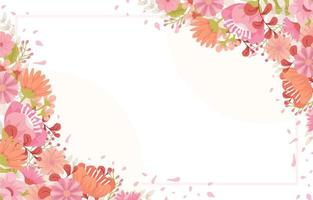 Sweet Peach Blossom vector