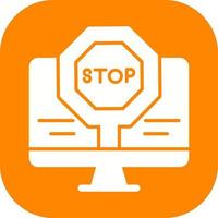 Stop Vector Icon