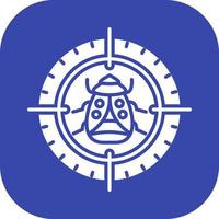 Bug Target Vector Icon