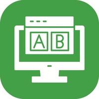 AB Testing Vector Icon