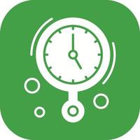 Wall Clock Vector Icon