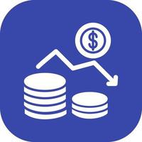 Money Loss Vector Icon