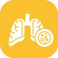 Lung Cancer Vector Icon