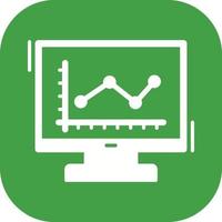 Line Chart Vector Icon