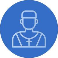 diseño de icono de vector de sacerdote