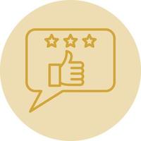 Good Feedback Vector Icon Design