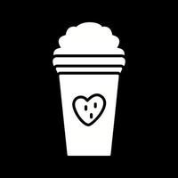 Unique Strawberry Milkshake Vector Icon