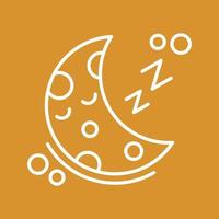 Sleeping Vector Icon