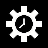 icono de vector de optimización de tiempo único