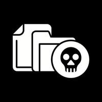 Infected File Vector Icon