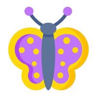 un diseño de icono de mariposa vector