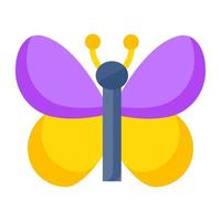 An icon design of butterfly vector