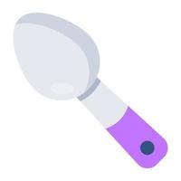 A unique design icon of spoon vector