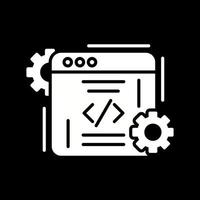 icono de vector de codificación