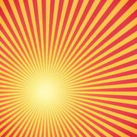 Red and yellow sunburst circle and background pattern photo