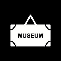 Museum Tag Vector Icon