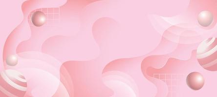 Subtle Pink Gradient Background Template vector