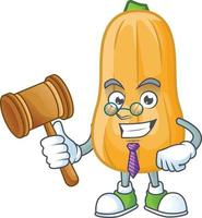 Butternut squash cartoon character style vector