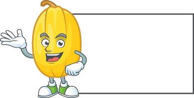 Spaghetti squash cartoon character style vector