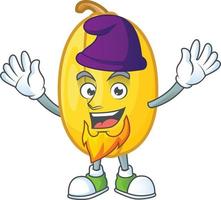 Spaghetti squash cartoon character style vector