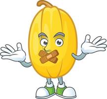 Spaghetti squash cartoon character style vector