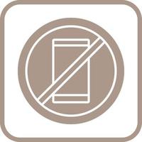 No Cell Phones Vector Icon