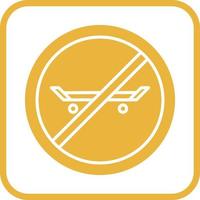 No Skating Vector Icon