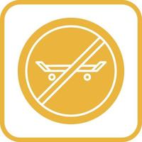 No Skating Vector Icon