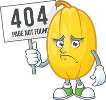 Spaghetti squash cartoon character style vector