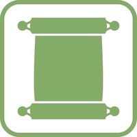 Scroll of Paper Vector Icon