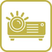 icono de vector de proyector