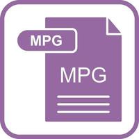 MPG Vector Icon