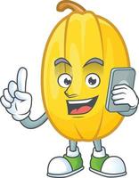 Spaghetti squash cartoon character style vector