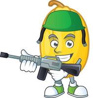 Spaghetti squash cartoon character style vector