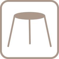 Unique Stool Vector Icon