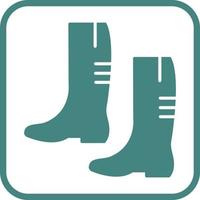 Gardening Boots Vector Icon