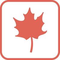 Autumn Leaf Vector Icon