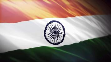 India nacional bandera 4k imagen foto